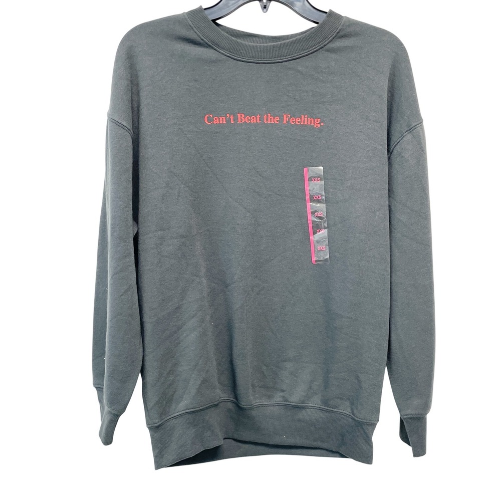 Coca-Cola Women's Gray Polar Bear Graphic Crewneck Sweatshirt Size XXS